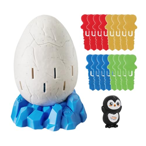 Jumping Penguin Game - Kinder Interaktives Gleichgewicht Spielzeug, Pinguin -Puzzle, Familienaktivität, lustiger Eisbrecher | Engagiertes Spielzeug für Kinder Erwachsene Freunde Spiele Nächte Indoor -