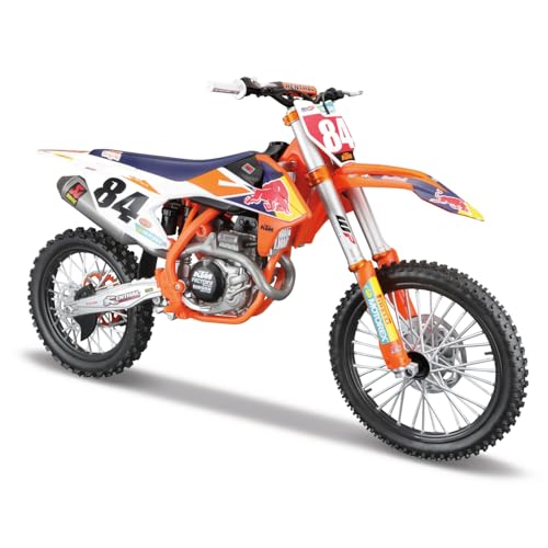 Burago Maisto Moto Red Bull Ktm Supercross Sx450, Multicolore, ‎39.4 X 16 X 24.8 Cm