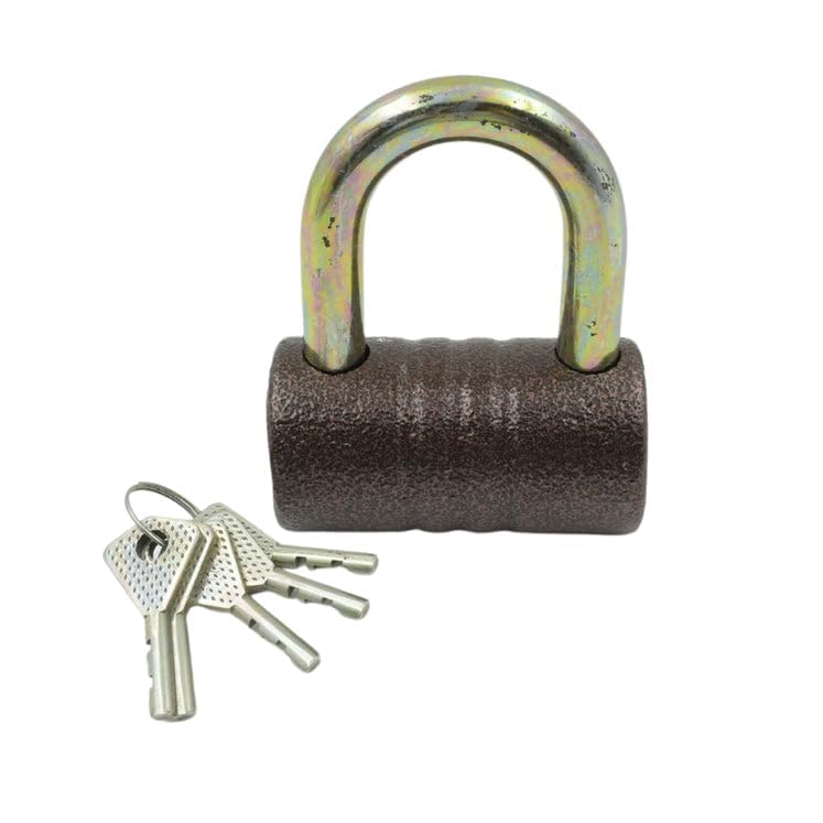 Heavy-Duty Iron Padlock with Brass Core, 5 Keys, Anti-Theft Waterproof Design (82 mm) (B0D8VYCWWG) Amazon Price History, Amazon Price Tracker