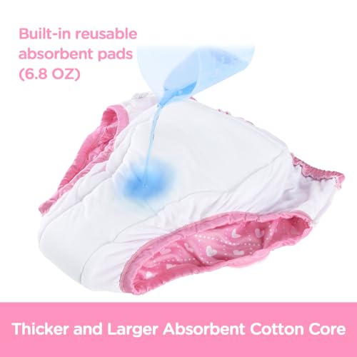 Image of Littleforbig Soft Silky Underwear Comfortable Washable Reusable Adult Training Pants - Blushing Baby