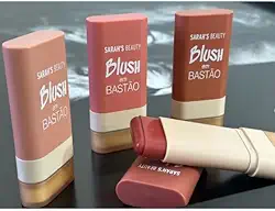 Blush Bastão Stick Hidratante com Aplicador de Espuma – Inspirado Juicy Pixi | Maquiagem Cremosa, Natural e Fácil de Aplicar (1)