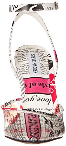 Steve Madden Women's Alessi Pump, Black Print, 8.5 #TOP1