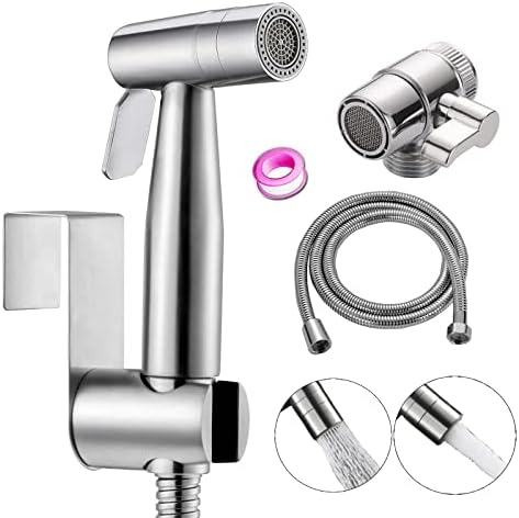 Handheld Bidet Sprayer for Toilet, Dual Mode Spray Head (Jet/Soft) Baby ...