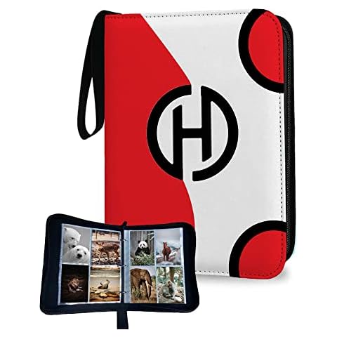 HOMEREVEL- Card Binder- 60 Pages with 456 Pockets, Waterproof Transparent Card Holder- Trading Card Binder with Removeable Sleeves for Boys and Girls Cover
