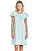 Casual Nights Women's Cap Sleeve Floral Nightgown - Green - Large