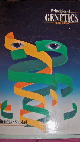Principles of Genetics 0471504874 Book Cover