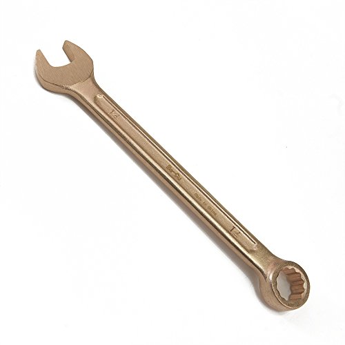 Wedo Tools Wrench, Combination, Non-Sparking, Non-Magnetic, Corrosion Resitant, Beryllium Copper Alloy 14mm