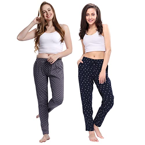 Image of Women's Cotton Printed Pyjama Bottom Pack of 2