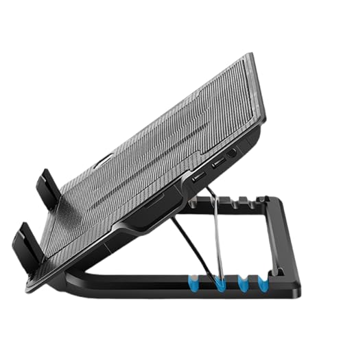 Base para Laptop Ajustable con Ventilador y 2 Puertos USB miniatura 6