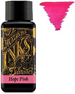 Diamine Fountain Pen Ink 30ml - Colour Wheel - 6 x Bottles - Writers Blood, Sepia, Imperial Purple, Midnight, Hope Pink, Ultra Green