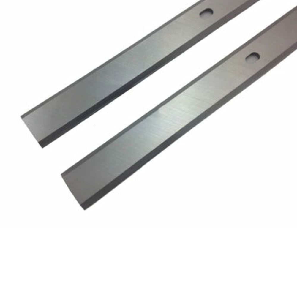 2 piezas 13 '' Cuchillas para cepillar madera para Metabo DH330 DH316 Piezas de maquinaria de carpintería portátil de doble filo 330x13x1.5mm, como se muestra