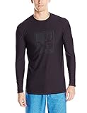 Body Glove Men's Deluxe Long Arm Loose Fit Rashguard, Black, XX-Large