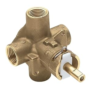 Moen M Pact PosiTemp Pressure Balancing Brass Tub and Shower Valve with IPS Connections, 2510