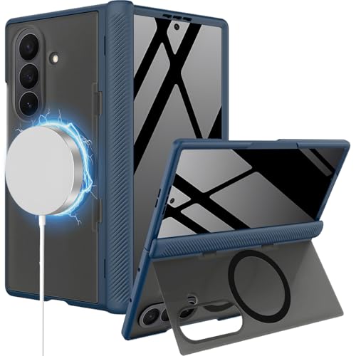 Coque magnétique Galaxy Z Fold 7 incassable béquille polycarbonate translucide