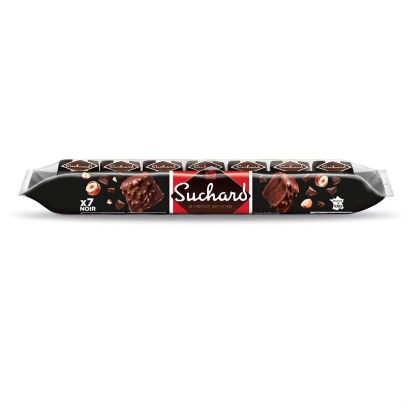 Suchard Rocher Noir 245 g – Deliciosos dulces de chocolate negro – Ideal para regalar y compartir – Lote de 3