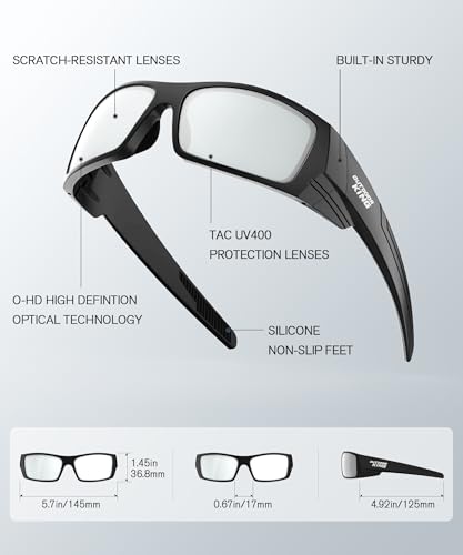 Image of Polarized Sport Sunglasses-for-Men Sun-Glasses: Mens Wrap Sunglasses for Fishing Cycling Running UV400 Protection