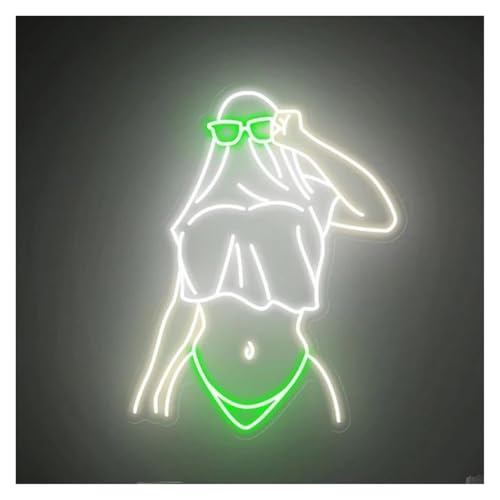 Enseigne lumineuse au néon LED décoration murale intérieur Fille fantôme