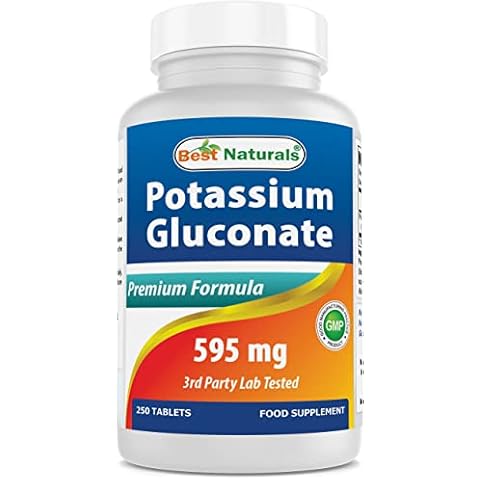 Best Naturals Potassium Gluconate Supplement 595 Mg Tablet Cover