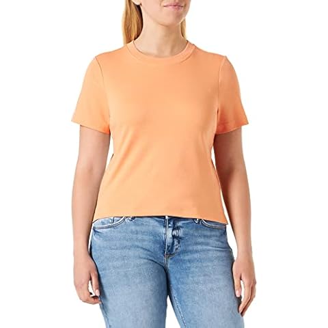 s.Oliver Women's Orange Short-sleeved T-shirt Cover