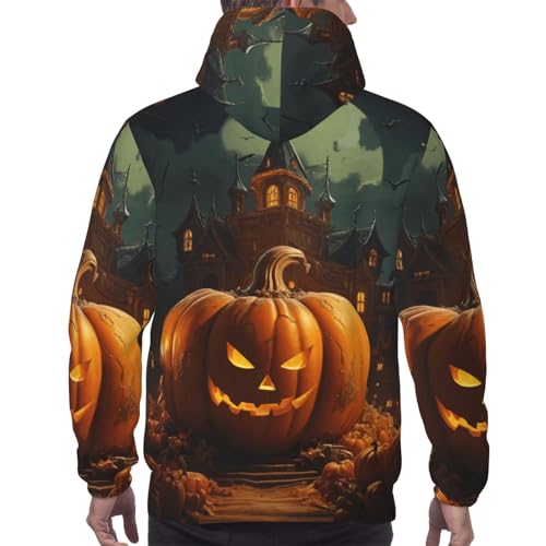 Sweat à capuche confortable en polyester pour fêter Halloween tout en restant actif