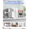 Ecoviva MATE4 Countertop Reverse Osmosis Water Filter with UV - 7-Stage Purification, Instant Hot Water (212F), Real-Time TDS, 3:1 Pure to Drain, Desktop Water Purifier Ideal for Dormitory