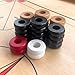 30 Traditional Carrom Board Game Coins (13 Black / 13 Natural / 2 Red Queens / 2 White Strikers)
