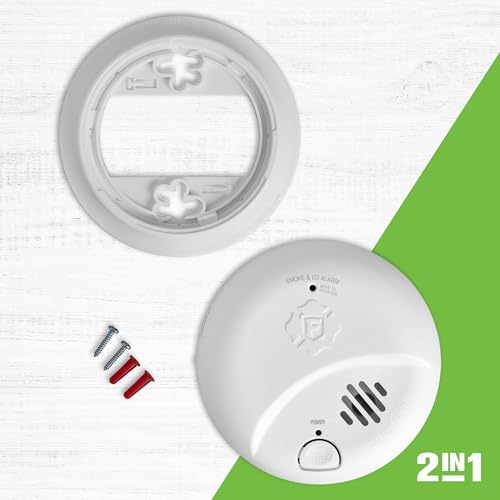 Image of First Alert SMICO110, 10-Year Battery Combination Smoke & Carbon Monoxide Alarm, 1-Pack