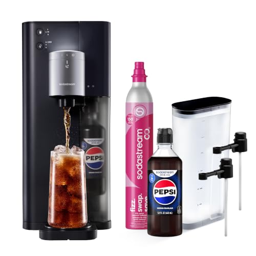 Sodastream Fountain |Soda Machine and Sparkling Water Maker Starter Kit