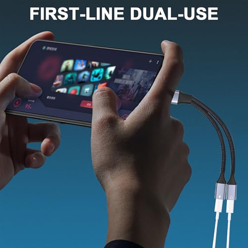 Manyugo Usb C Splitter 2 Port 1PCS Usb Type C Splitter Cable Adapter With Power Supply Dual USB-C Headphone and Charger Adapter, Y Splitter Cable Compatible With Mac Laptop iPhone More Type C Devices - Image 5