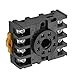 8 Pin Power Timer Relay Base Socket Holder for AH3 ASY DH48 Time Relay with Screw Terminals Rail Installation General Purpose