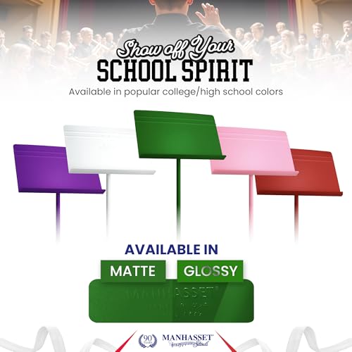 Manhasset Music Stand For Sheet Music - 48 Symphony Model - 4801MGN - Long Lasting, Durable Manhasset Stand - Adjustable Height - 20" by 12 by Manhasset - Image 4
