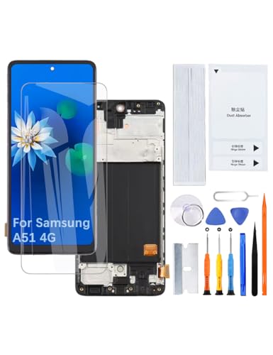 Remplacer écran cassé Samsung Galaxy A51 4G kit complet avec cadre TFT