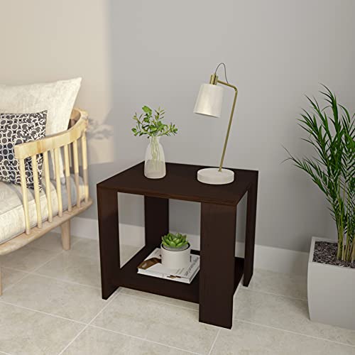DFC® Blight Engineered Wood Multipurpose Side Table (Matte Finish, Dark Wenge)