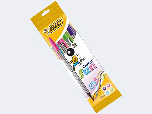 Preisvergleich Produktbild 4 Bicstifte Crystal Fun sortiert im Etui