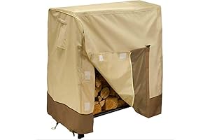 Greenf Firewood Rack Cover, Outdoor Log Rack Cover Waterproof