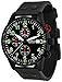 Produktbild Astroavia Herren-Armbanduhr Chronograph Quarz Leder Armband schwarz N32BL9