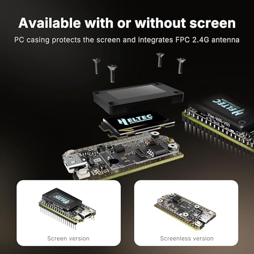 Image of Heltec ESP32 LoRa 32 V4 Development Board with OLED Display Upgraded ESP32 S3 SX1262 27dBm High Power Chip for WiFi Meshtastic IoT Devices Arduino Smart Home and Wireless Communication