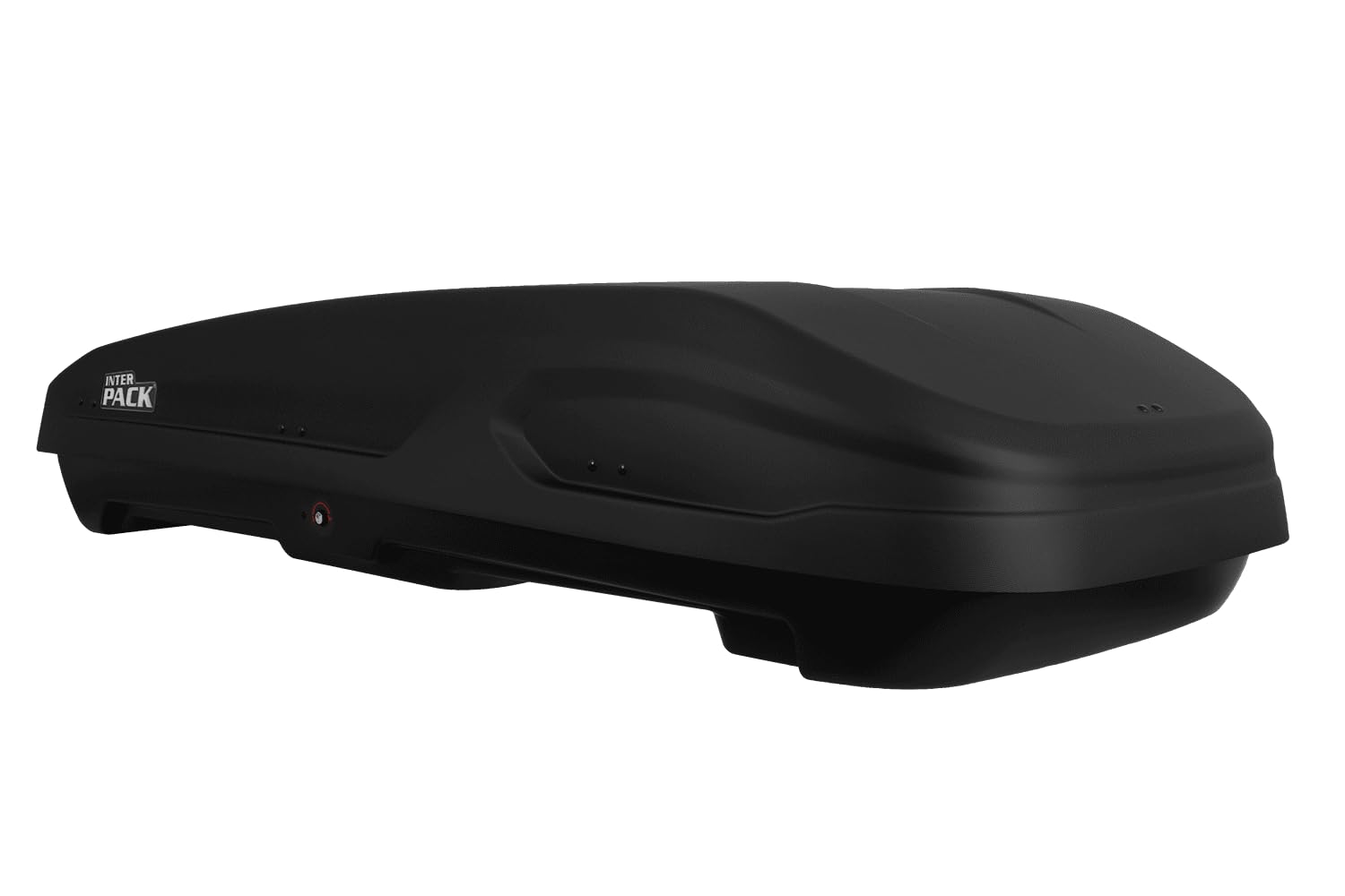 Coffre de Toit Monsun M Noir Mat 470 L, Box de Toit Aérodynamique 75 kg pour Skis et Bagages, Système de Fixation Rapide Rapid Fit et Ouverture Double Face