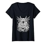 Photo Gallery donna gothic aesthetic grunge occult unholy emo punk satanic maglietta con collo a v Photo Gallery donna gothic aesthetic grunge occult unholy emo punk satanic maglietta con collo a v