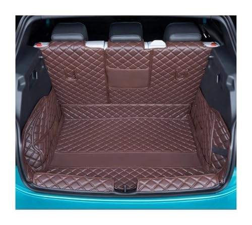 Tapis de coffre voiture imperméable en cuir PU pour ID.4 2022-2023