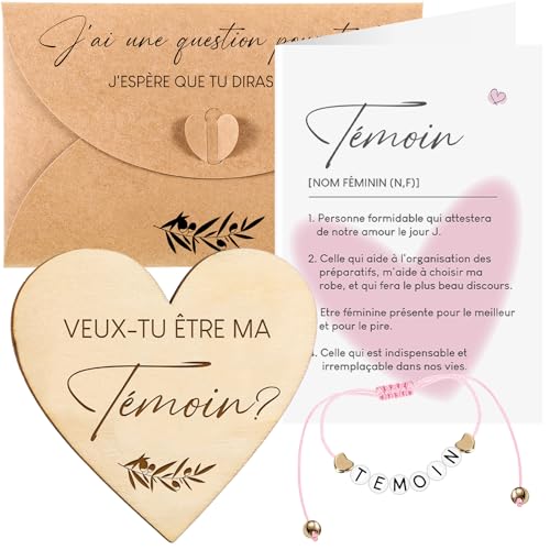 Namalu Cadeau Temoin Mariage Veux Tu Être Ma Témoin