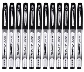 BaoKeGel Ink Pens Rollerball Pens，Signature Pens 0.5mm，Medium Line, Box of 12 Pack PC978 (Black)