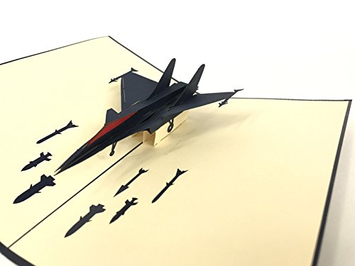 Avion V2 3D pop up Cards Carte postale vintage Air Avion Creative cadeaux anniversaire cartes de v?ux Saint-Valentin pour les amoureux Cover