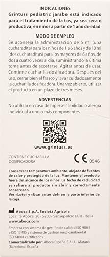 Miniatura 4 de Aboca Grintuss Jarabe Pediatrico 180Ml. 180 g