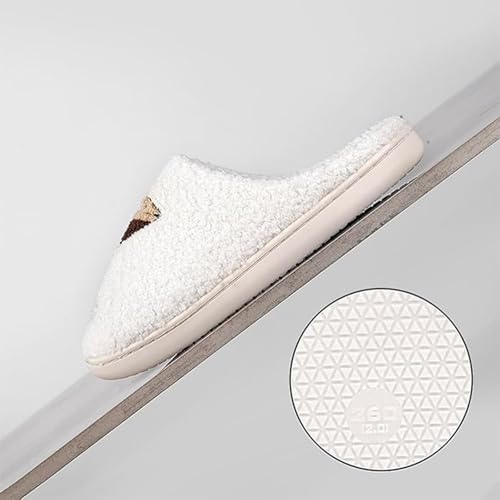 Cowboy Cowgirl Hat Slippers For Women Men Smile Face Slipper Plush Comfy Retro Preppy Slippers Warm Fuzzy House Shoes2