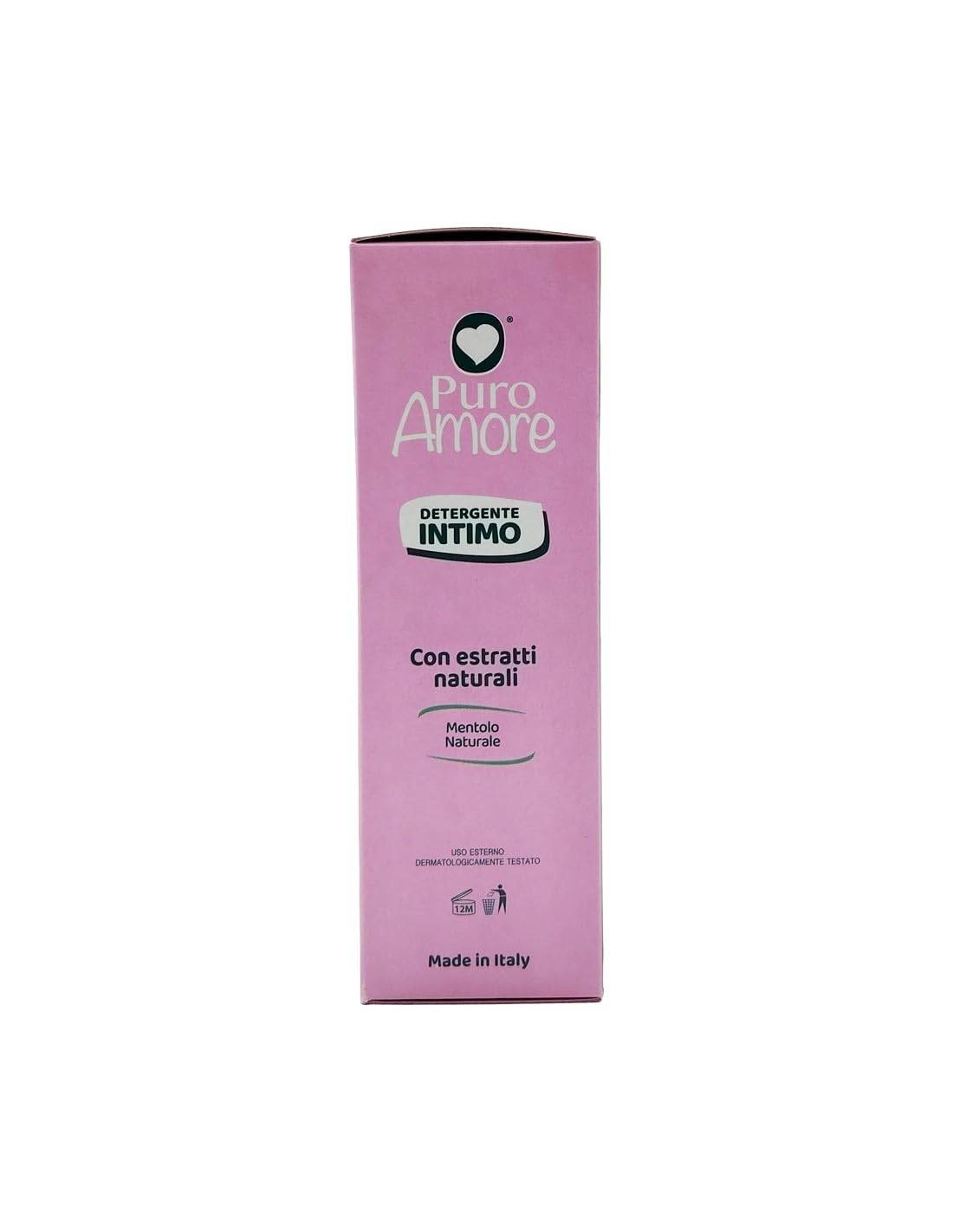 12x Puro Amore Intimreiniger Seife/Detergente Intimo Fresh pH 4.5 Erfrischende Wirkung 250ml + Beni Culinari Kostenloser Schlüsselanhänger