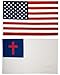 Mission Flags 3x5 ft. US American and Christian Polyester Flags