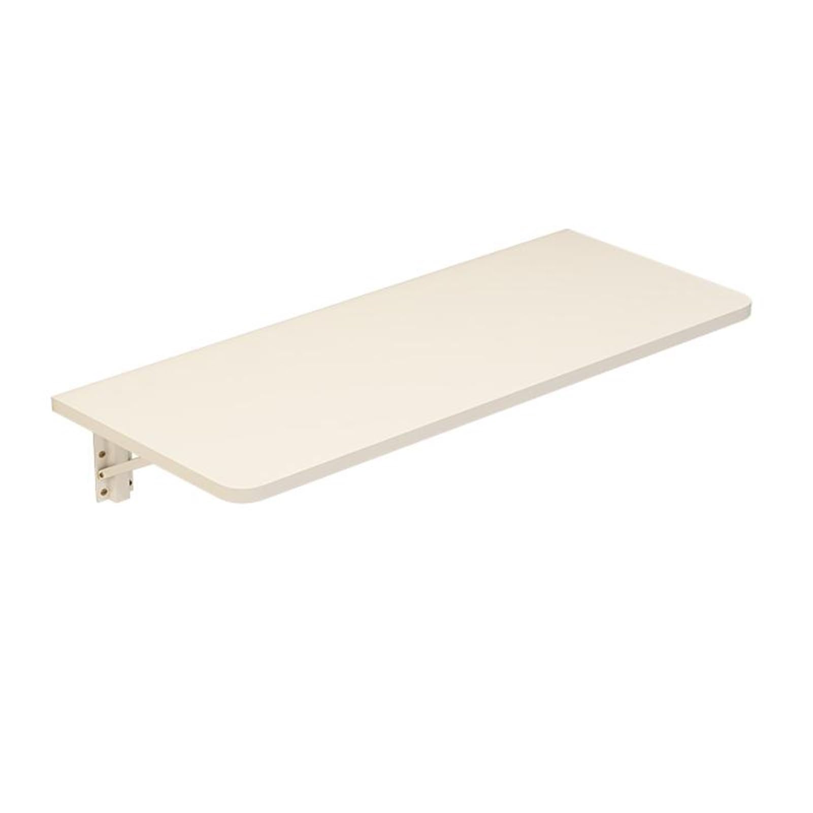 Table pliante murale blanche 100 x 30 bureau gain de place