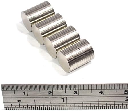 Spider Magnetics Thin Round Magnets 10x0.5 mm Neodymium Strong Disc 10mm dia x 0.5mm Craft Magic (100)