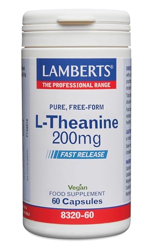 Lamberts L-Teanina 200mg Vegan - 60 Cápsulas